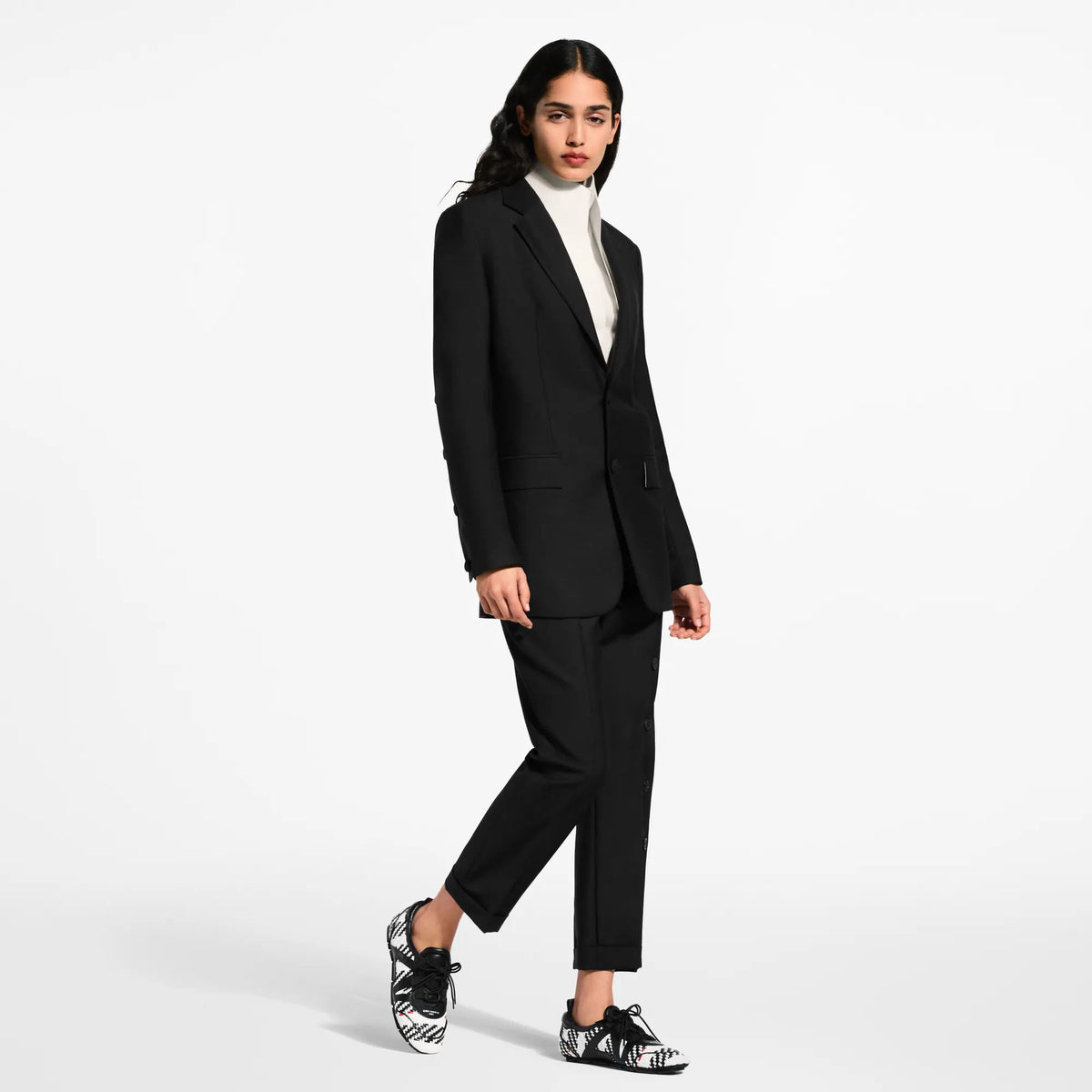 Women's Button Sleeve Blazer