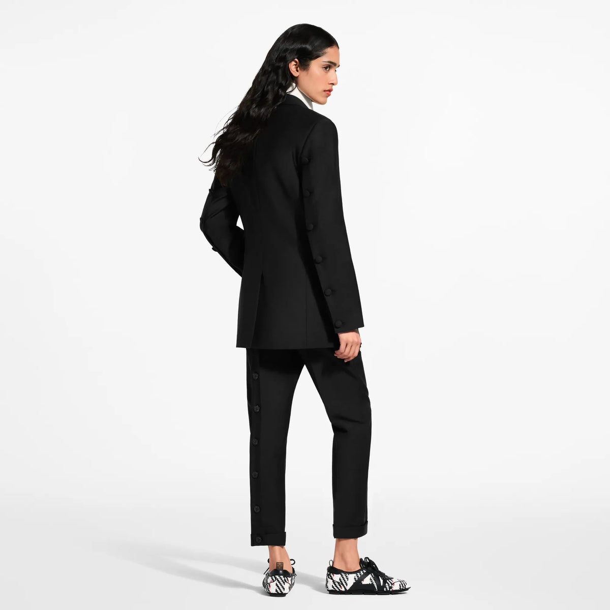 Women's Button Sleeve Blazer