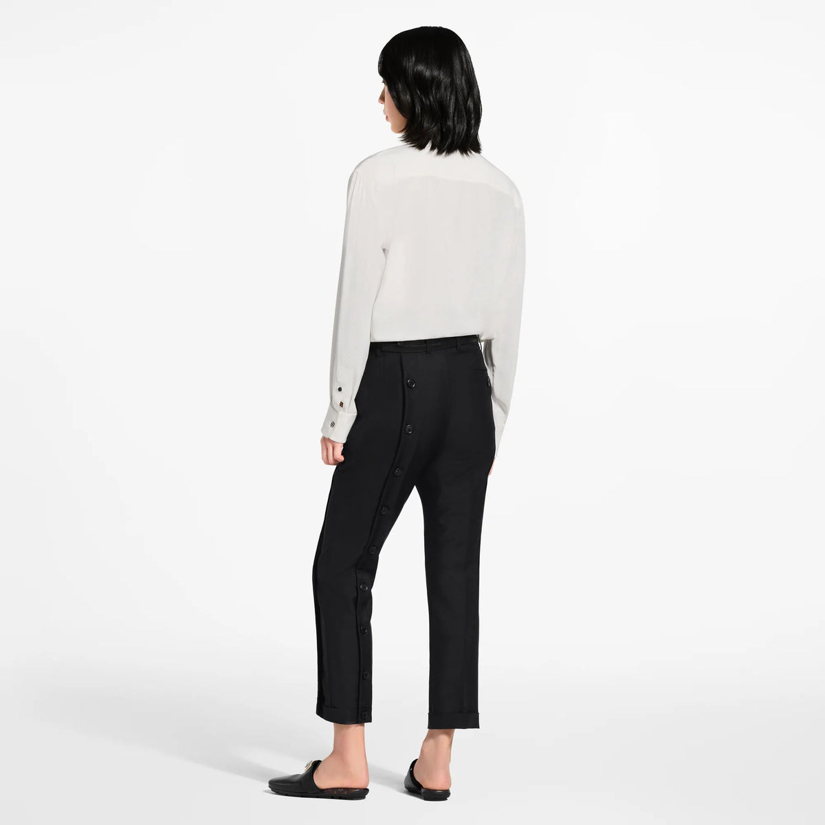 Women's Button Leg Tailored Pants