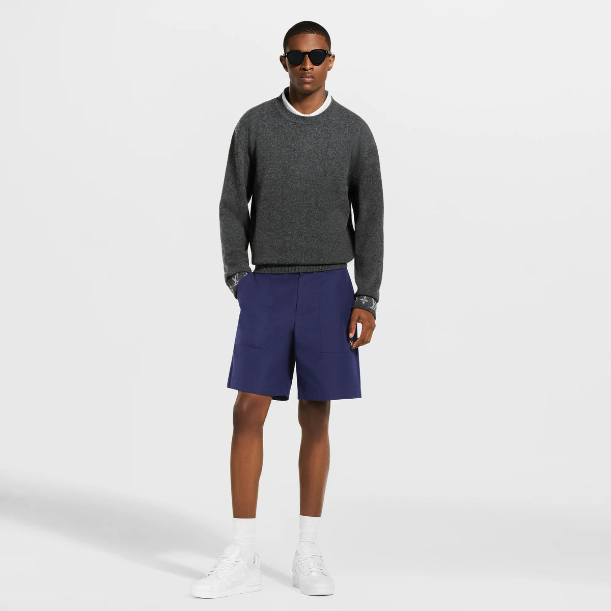 Men's Cotton-Wool Blend Carpenter Shorts