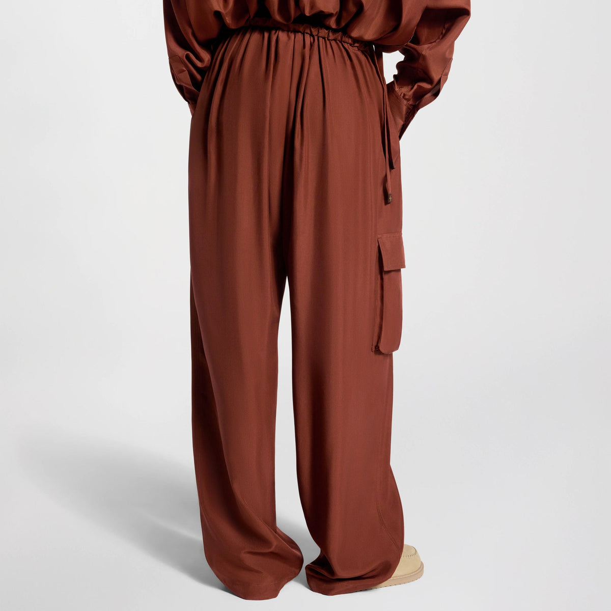 Women's Cargo Pocket Fluid Pants