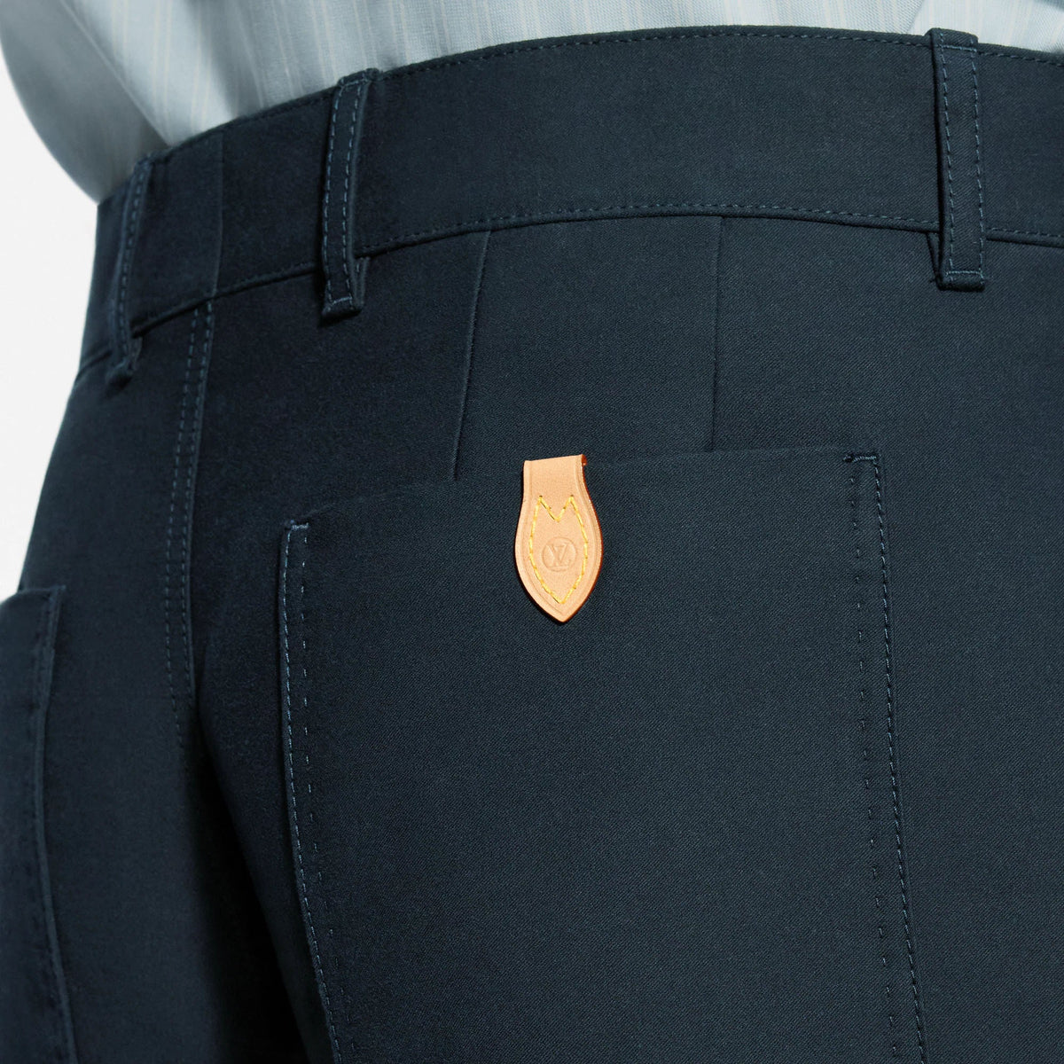 Men's Casual Cotton-Silk Crepe Pants