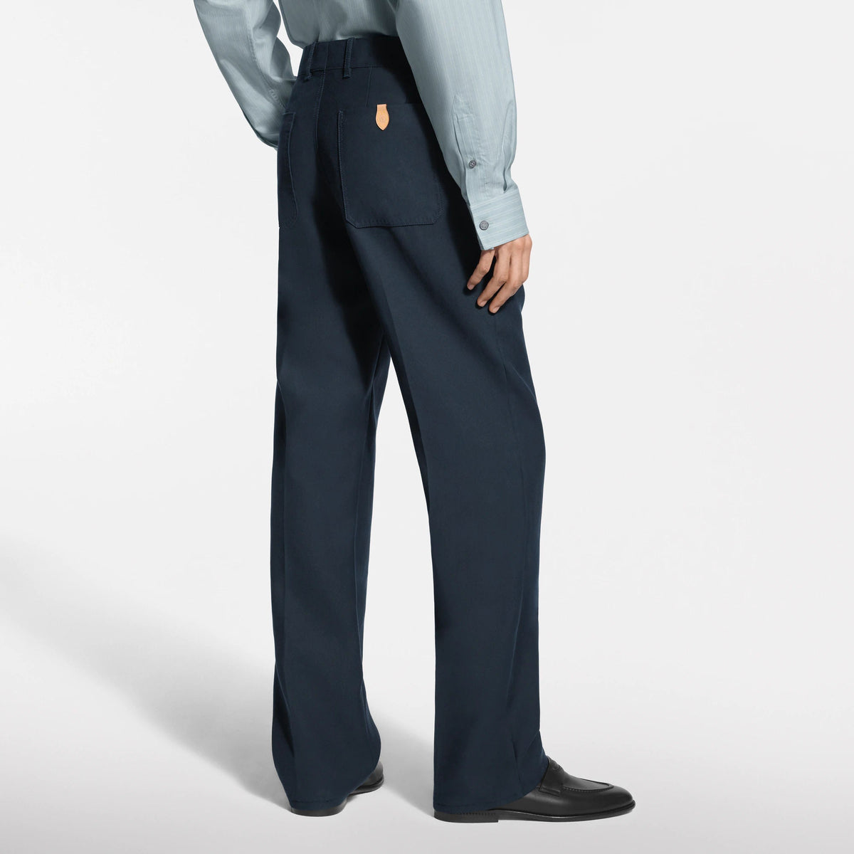 Men's Casual Cotton-Silk Crepe Pants