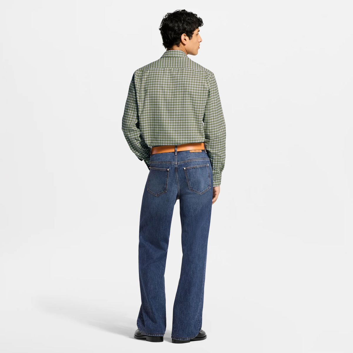 Men's Check Long-Sleeved Flannel Shirt
