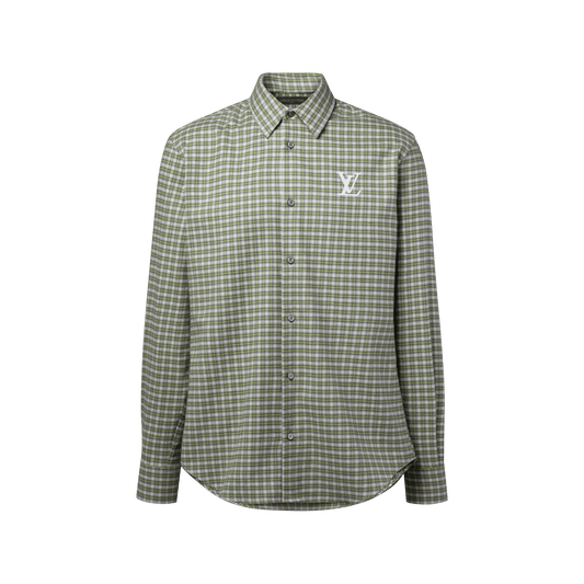 Men's Check Long-Sleeved Flannel Shirt