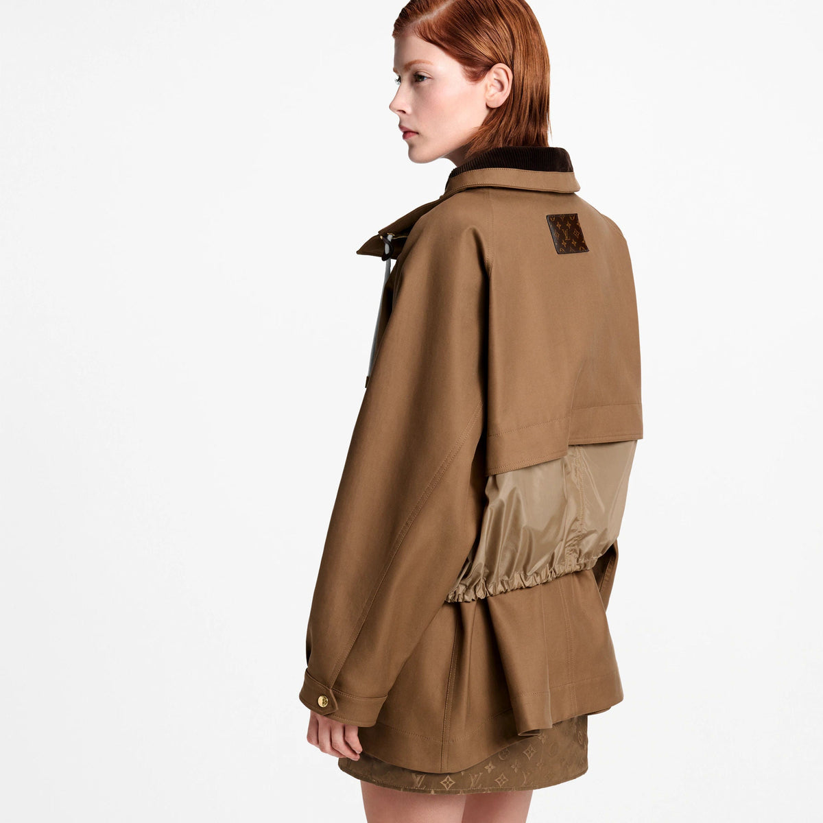 Women's Contrast Insert Coat