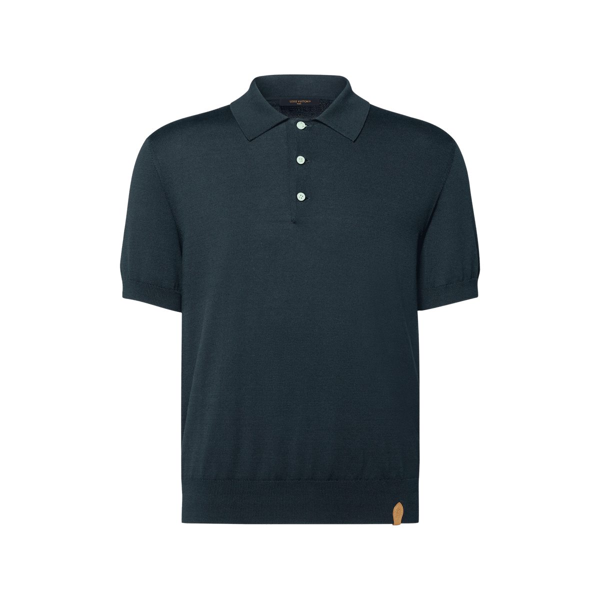 Men's Cotton-Silk Short-Sleeved Polo Shirt