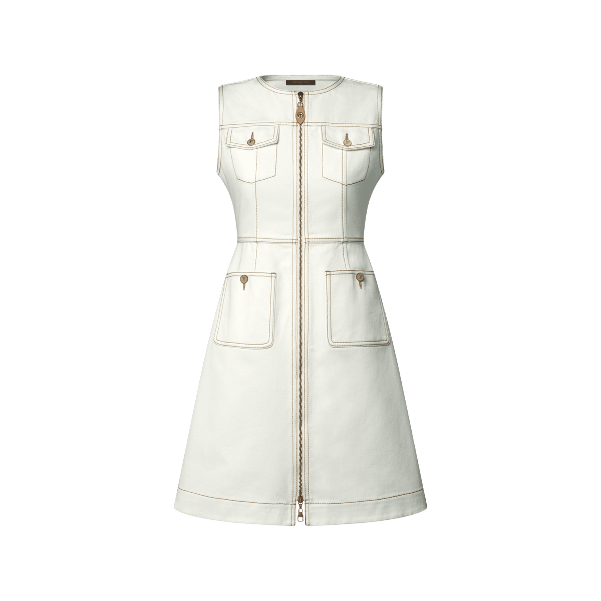 Women's Contrast Stitch Utility Dress