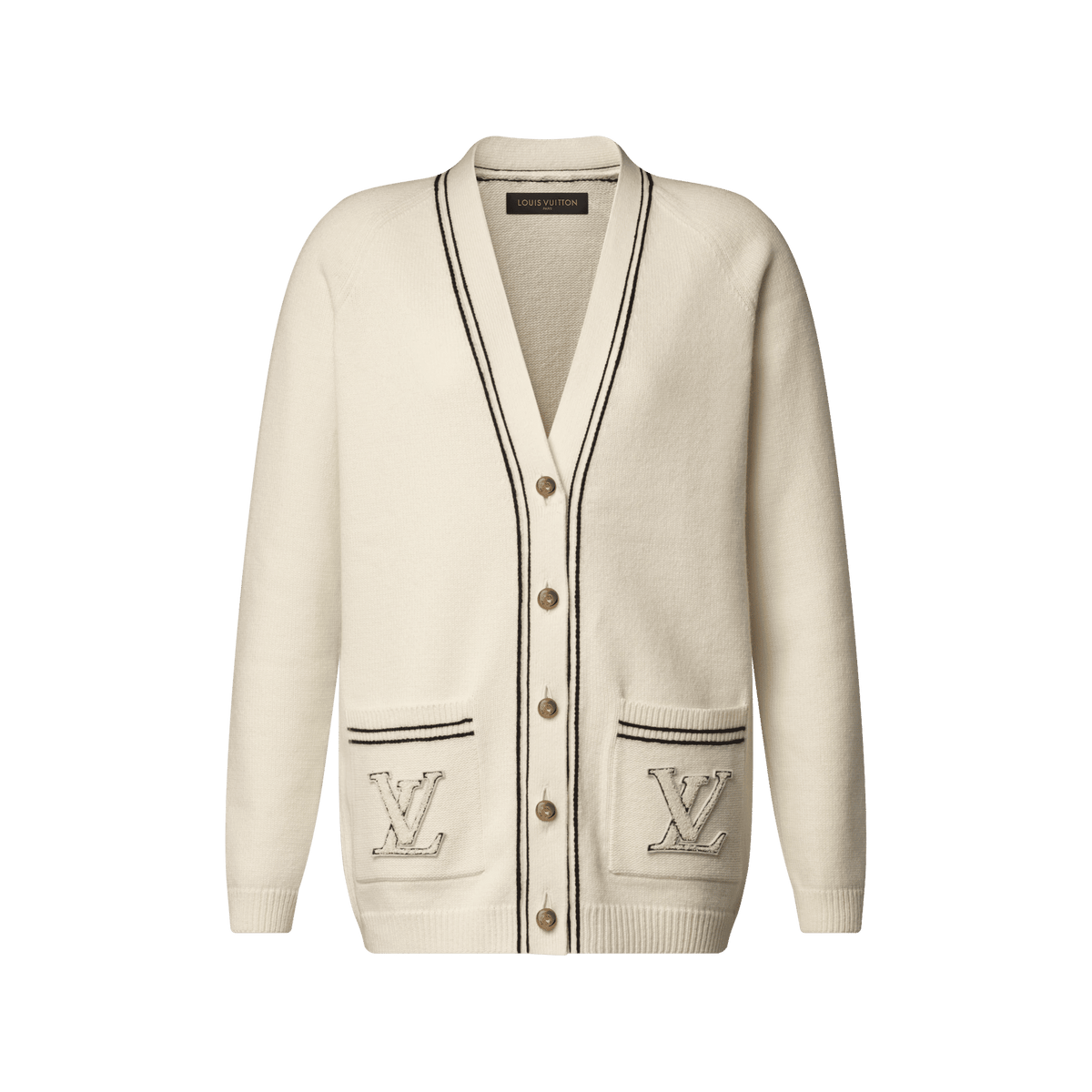 Women's Contrast Accent Oversized Cardigan