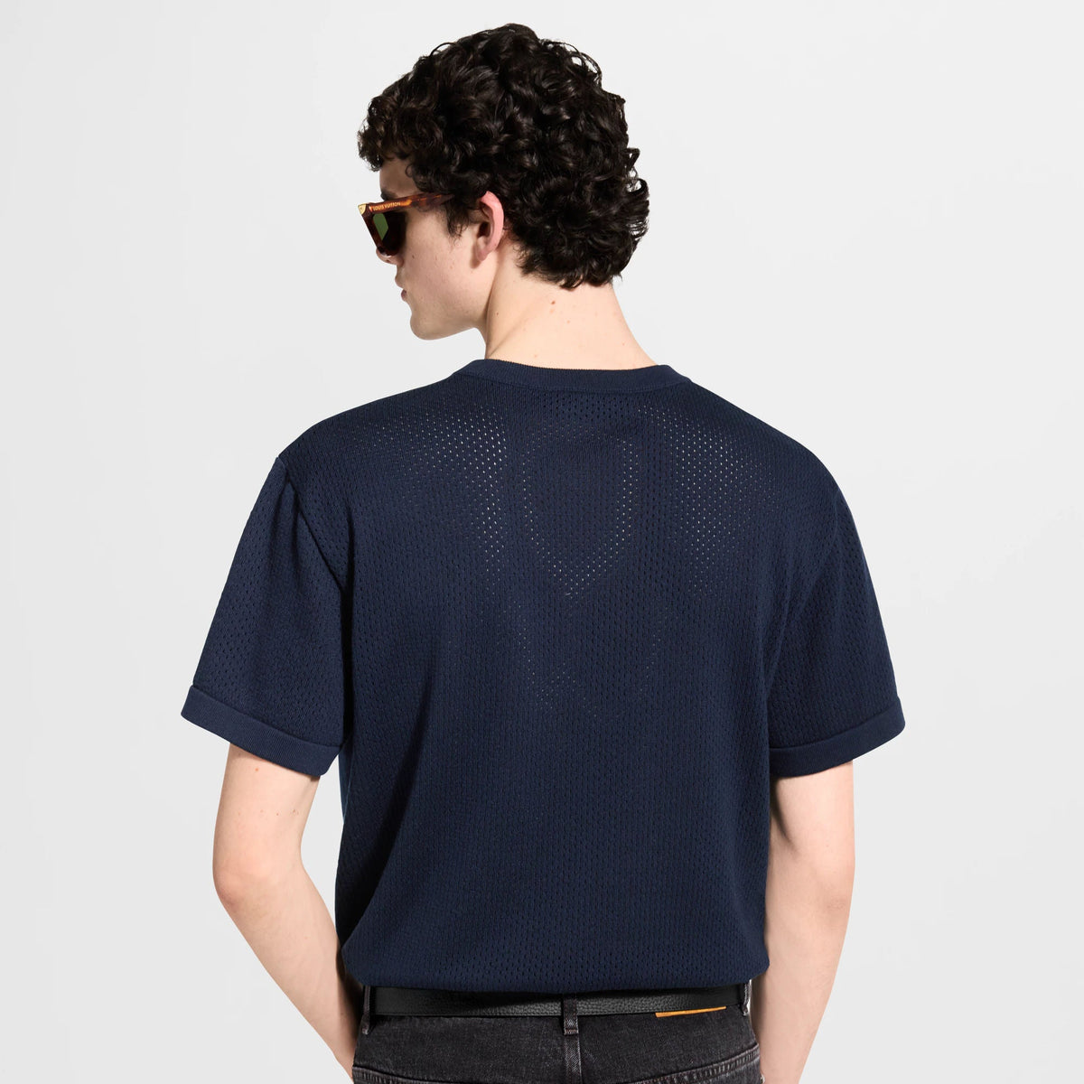Men's Cotton-Cashmere Short-Sleeved Crewneck