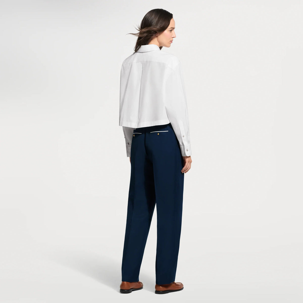 Women's Contrast Accent Tailored Pants