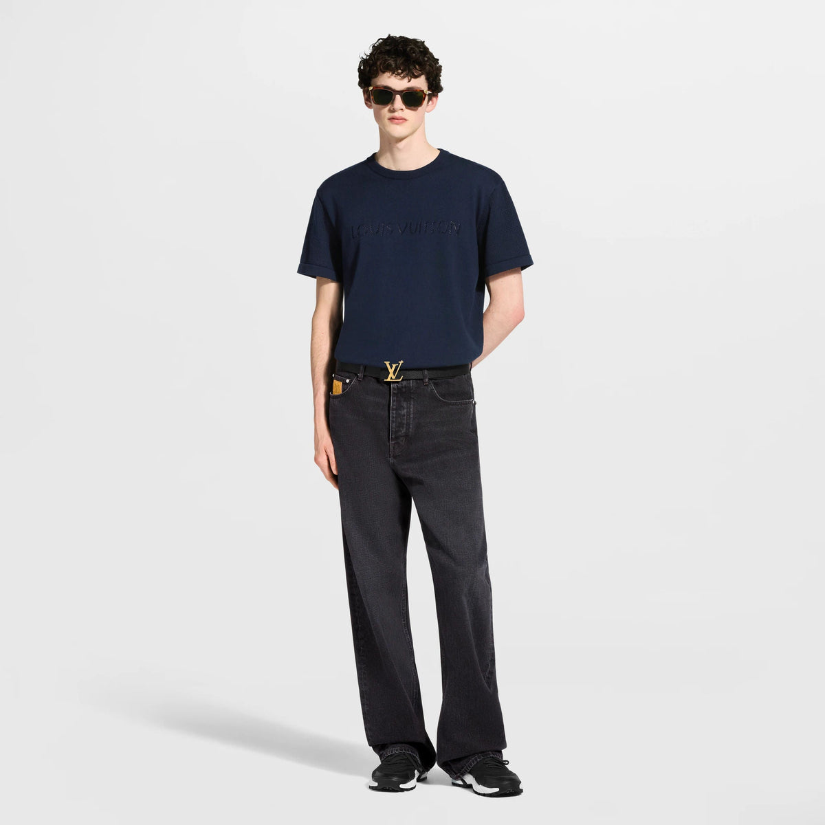 Men's Cotton-Cashmere Short-Sleeved Crewneck