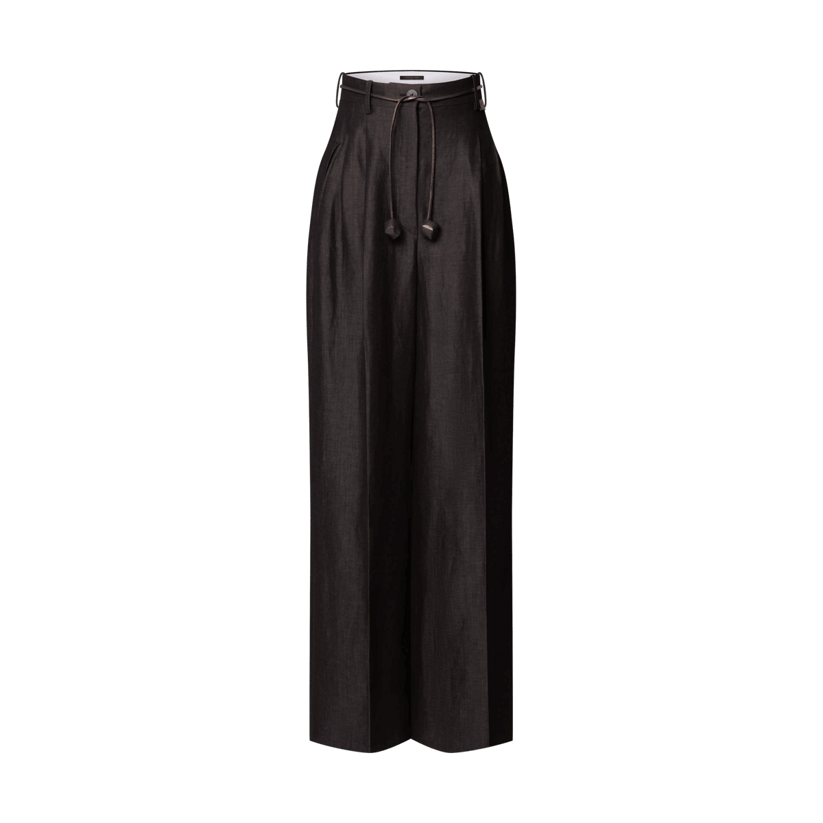 Women's Cord Belt Tailored Pants