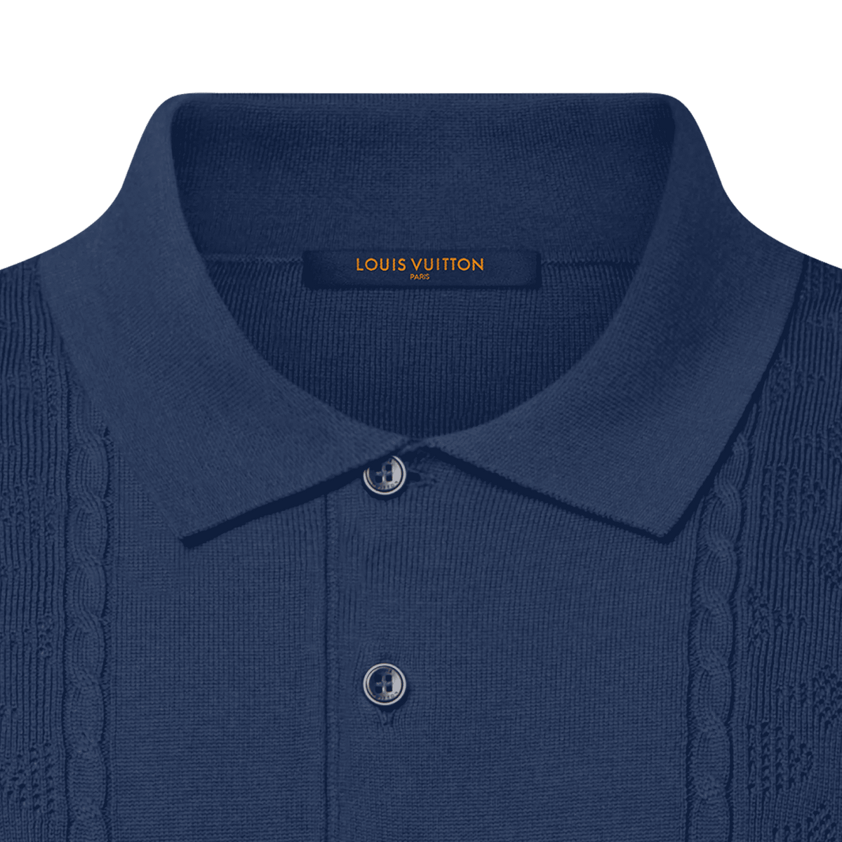Men's Cotton-Silk Pointelle Polo Shirt