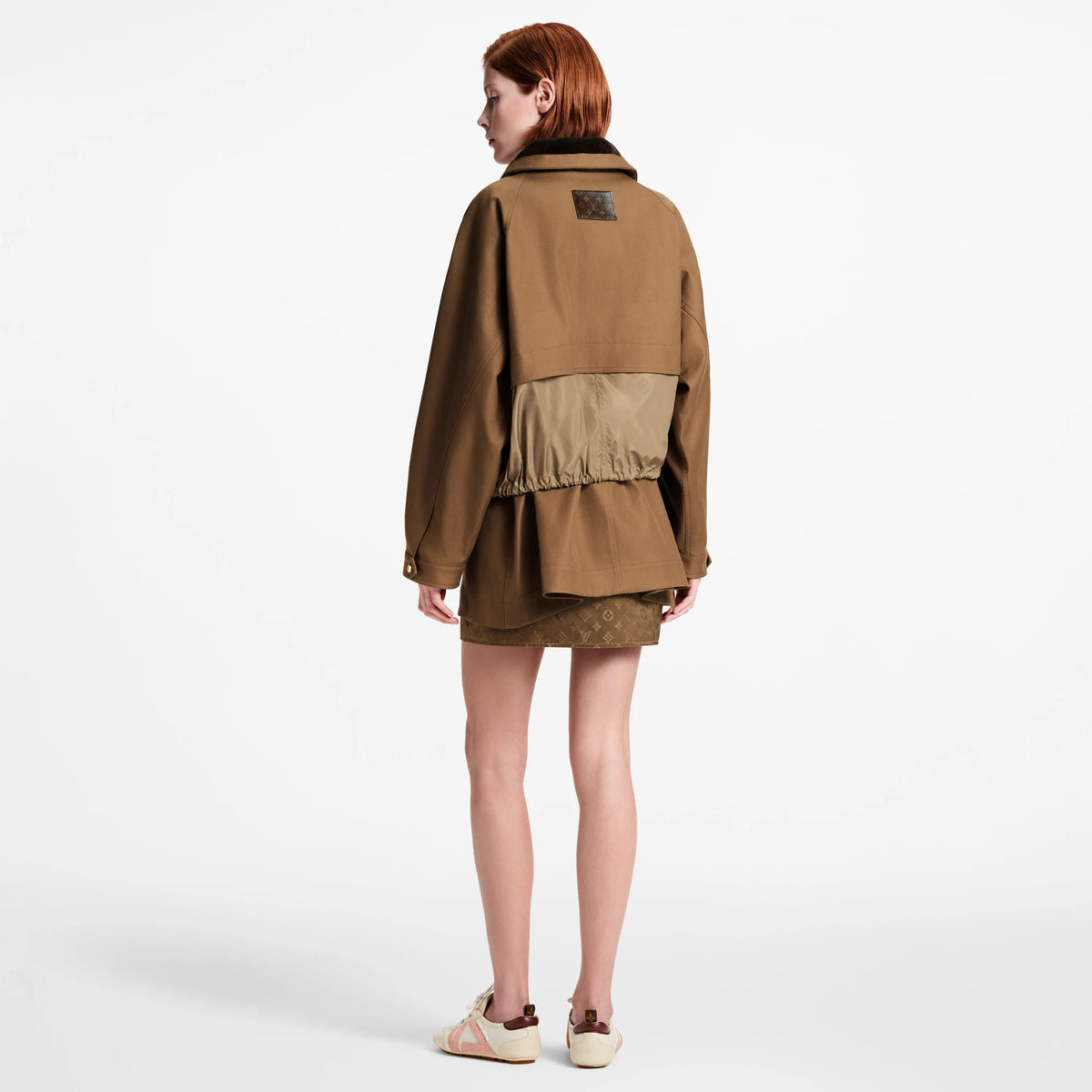 Women's Contrast Insert Coat