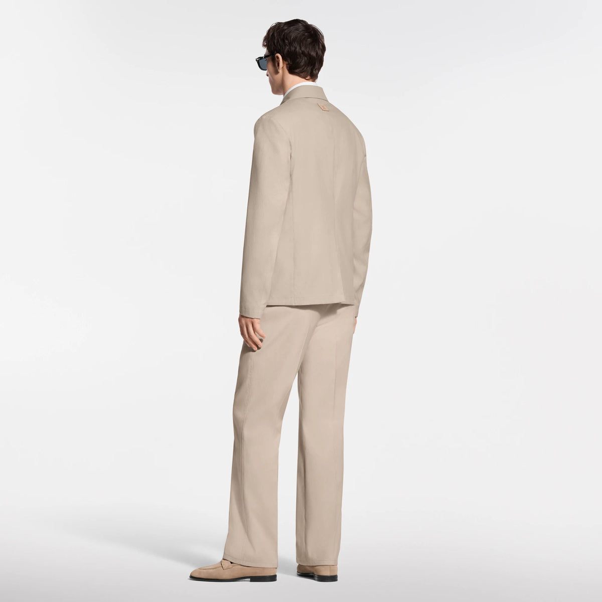 Men's Tailored Cotton Silk Workwear Pants