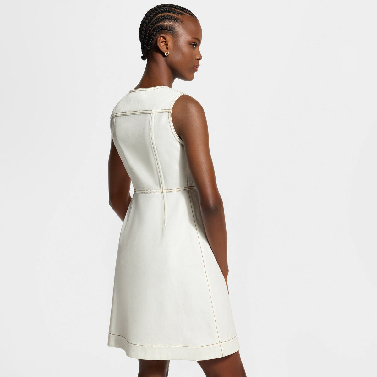 Women's Contrast Stitch Utility Dress