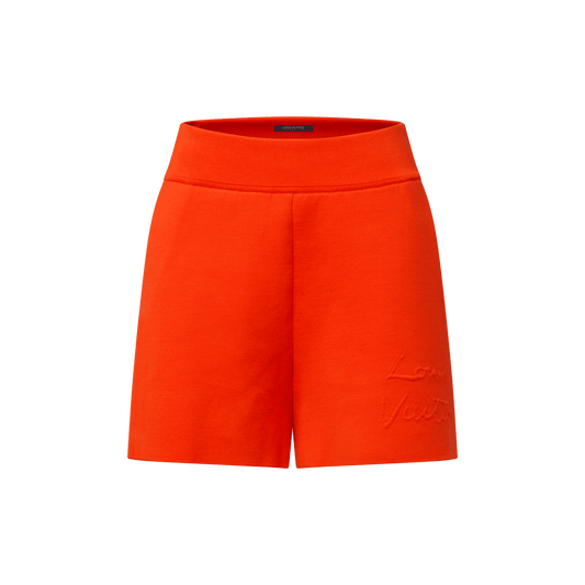 Women's Cursive Signature Knit Shorts