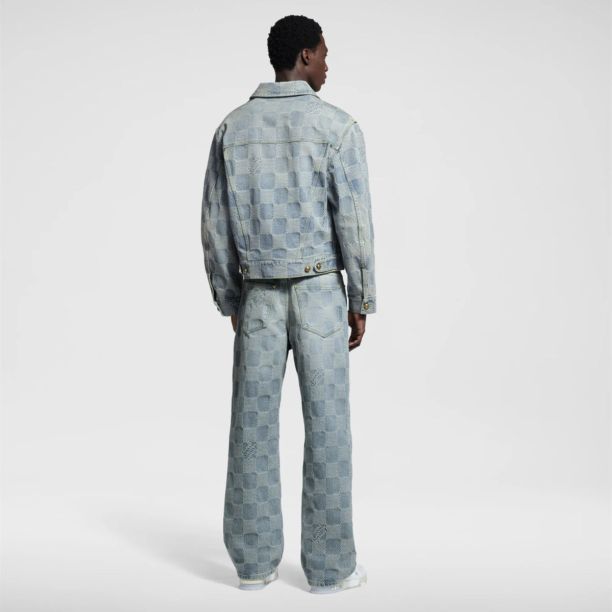Men's Damier Denim Skate Pants