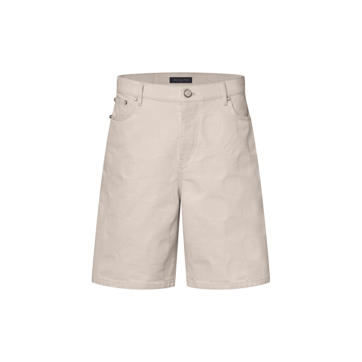 Men's Damier 3D Light Denim Shorts