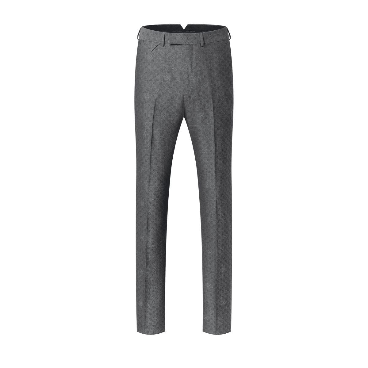 Men's Damier Jacquard Wool Cigarette Pants