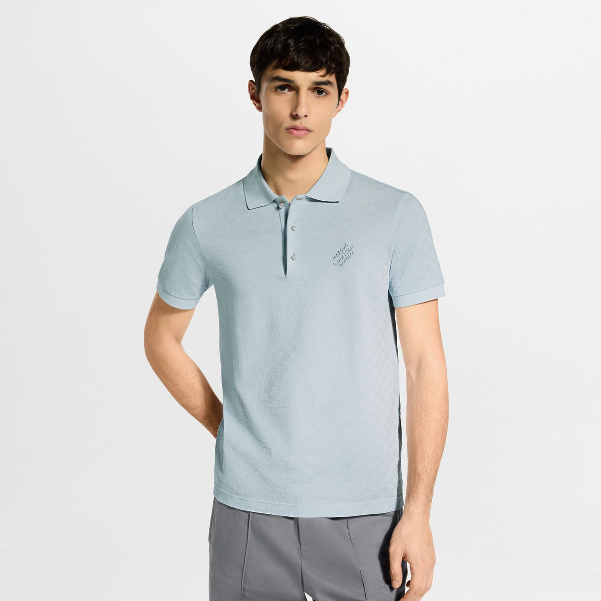 Men's Damier Signature Polo Shirt
