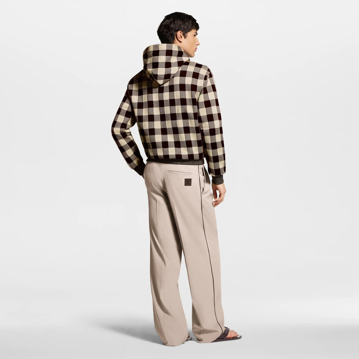 Men's Damier Jacquard Hoodie