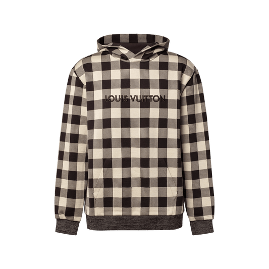 Men's Damier Jacquard Hoodie