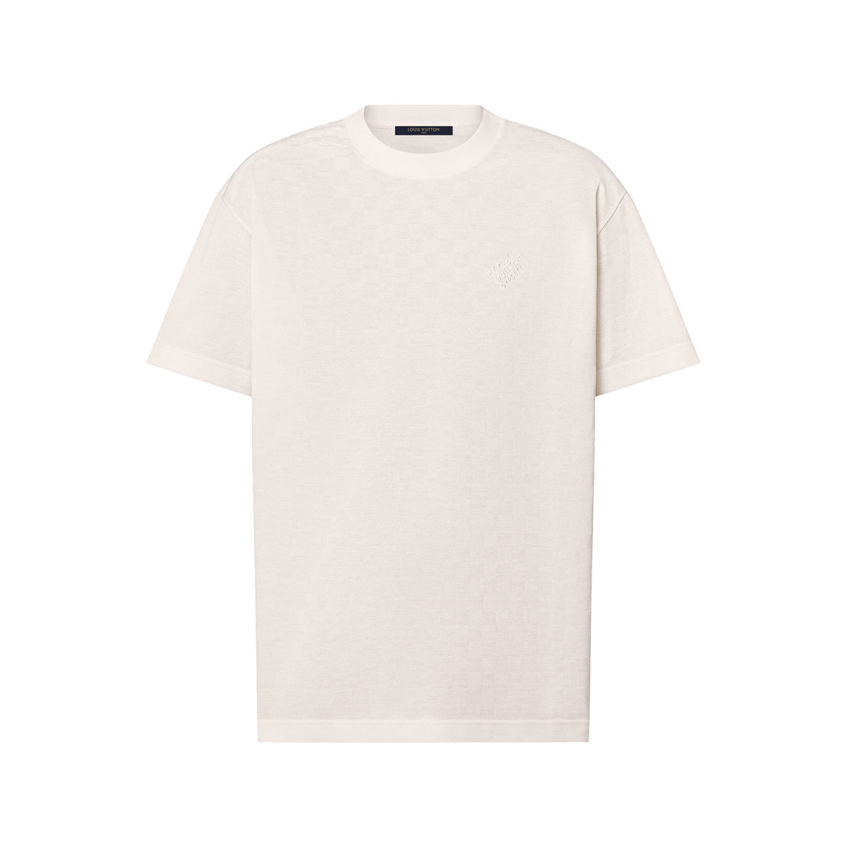 Men's Damier Cotton Pique T-Shirt