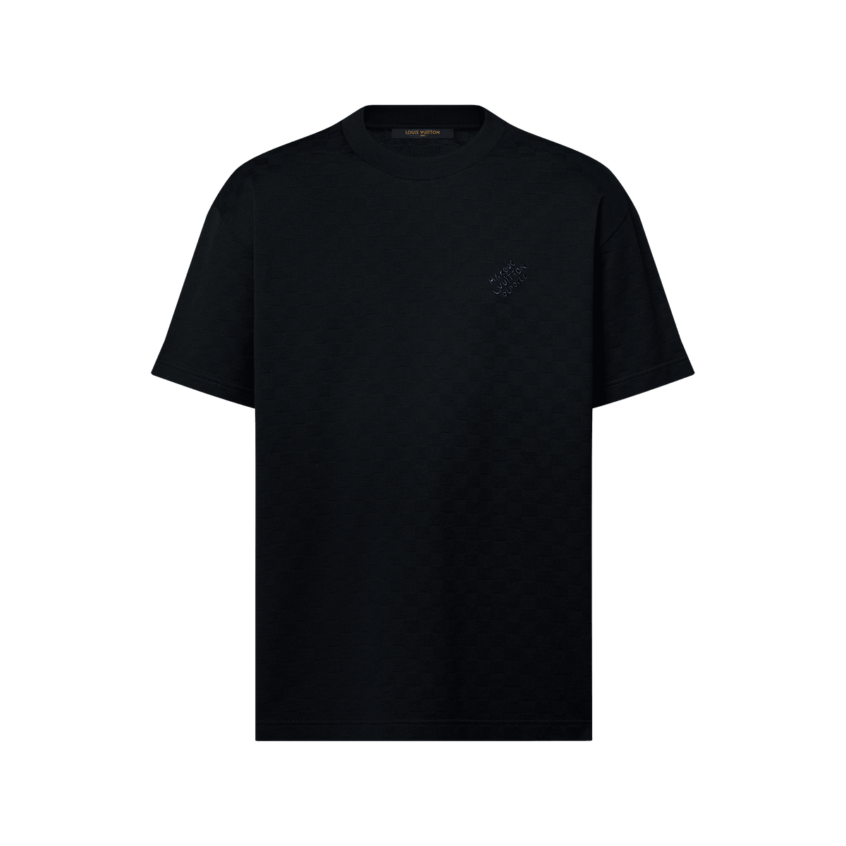Men's Damier Cotton Pique T-Shirt