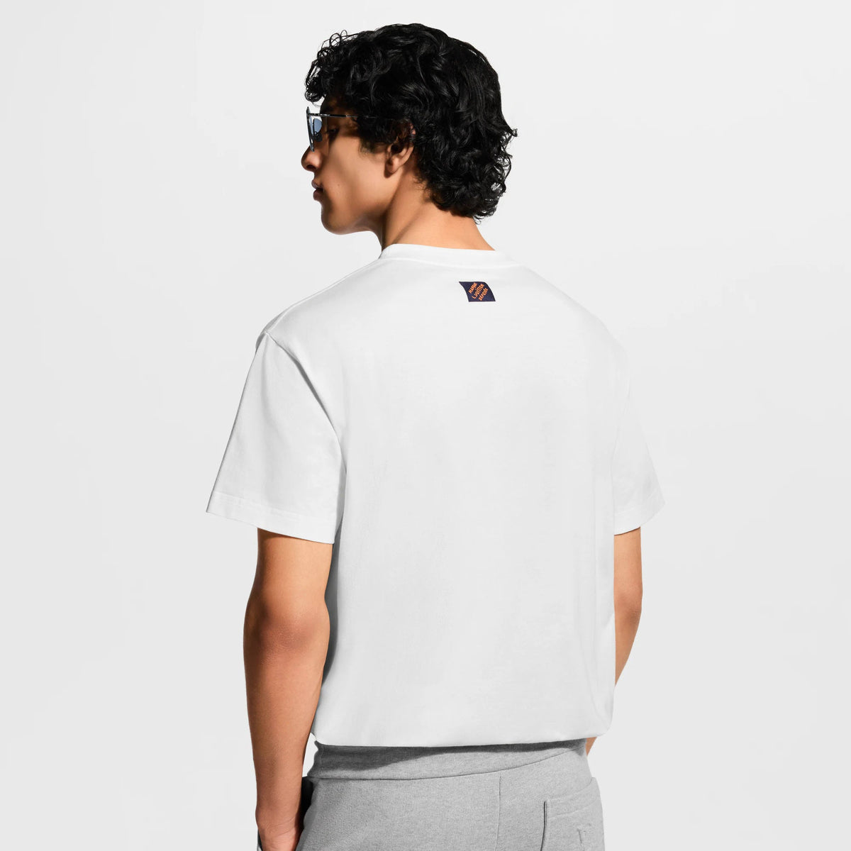 Men's Denim Signature Short-Sleeved Crewneck