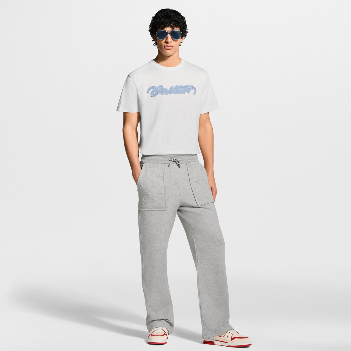 Men's Denim Signature Short-Sleeved Crewneck