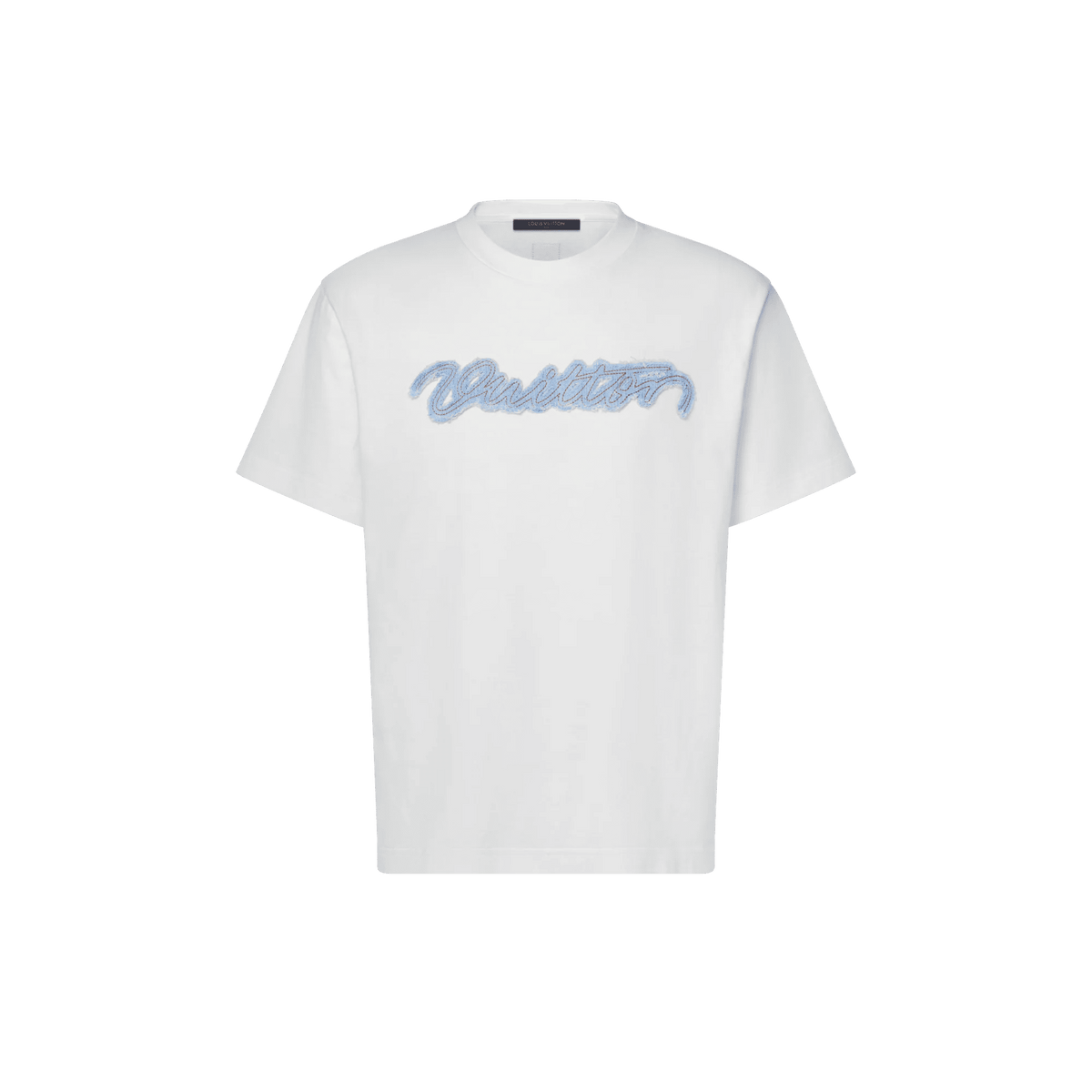Men's Denim Signature Short-Sleeved Crewneck