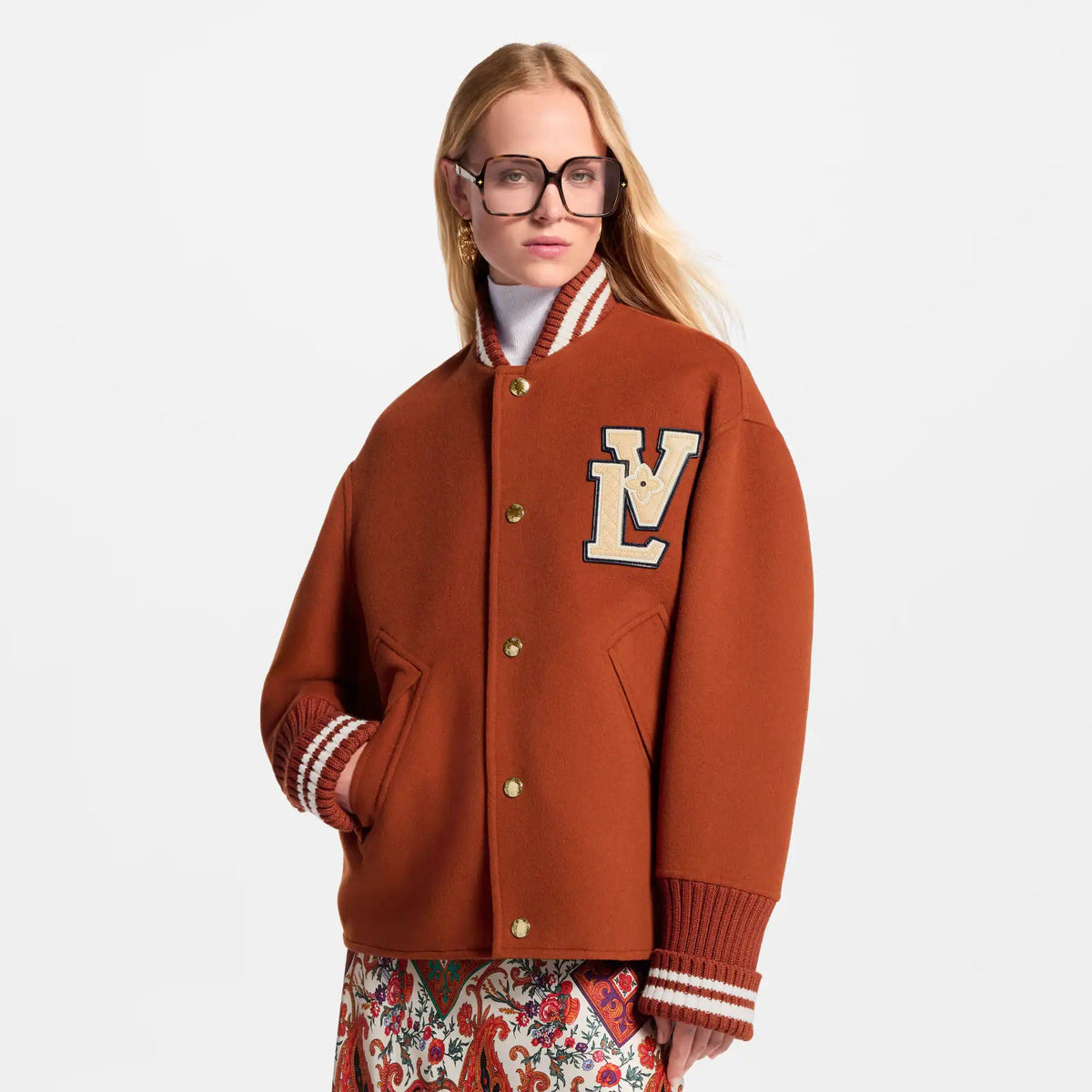 Women's Double Face Varsity Jacket
