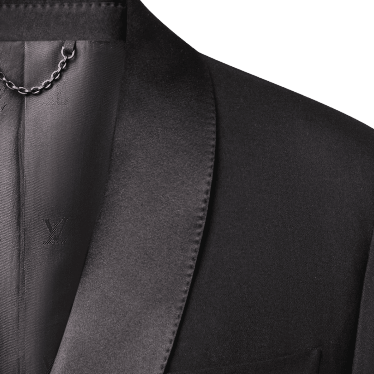 Men's Wool-Silk Crepe Double-Breasted Tuxedo Jacket