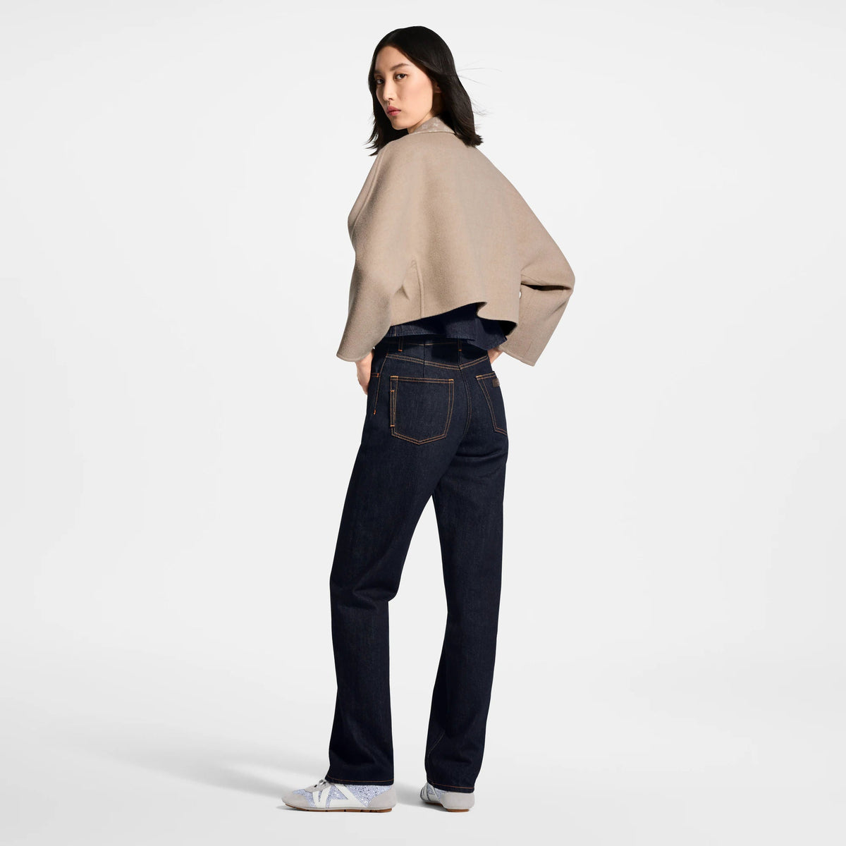 Women's Double Face Cropped Coat