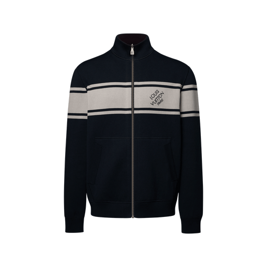 Men's Double Face Reversible Jacquard Track Top