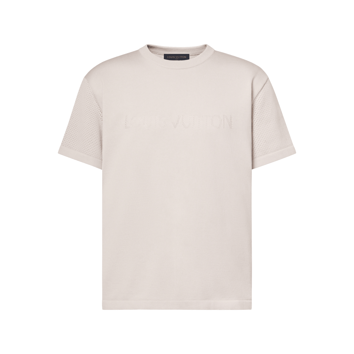 Men's Cotton Cashmere Short-Sleeved Crewneck