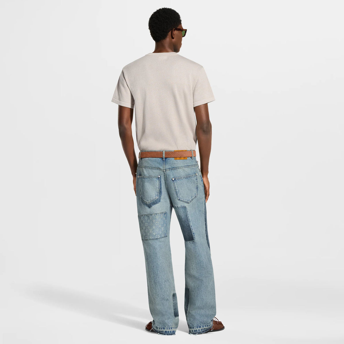 Men's Cotton Cashmere Short-Sleeved Crewneck