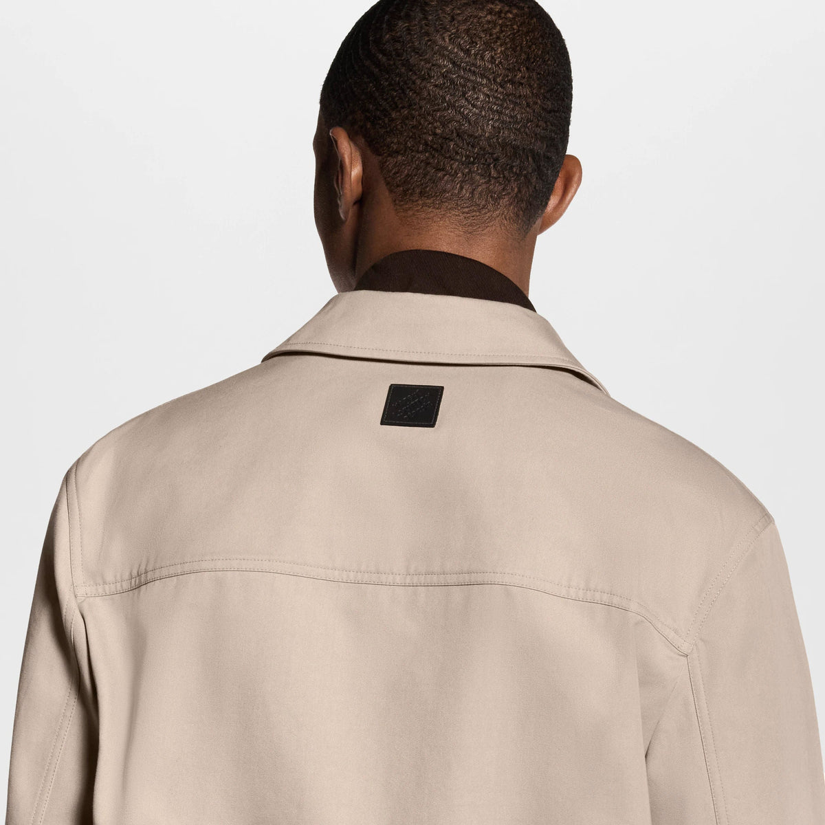 Men's Embossed Signature Cotton Overshirt