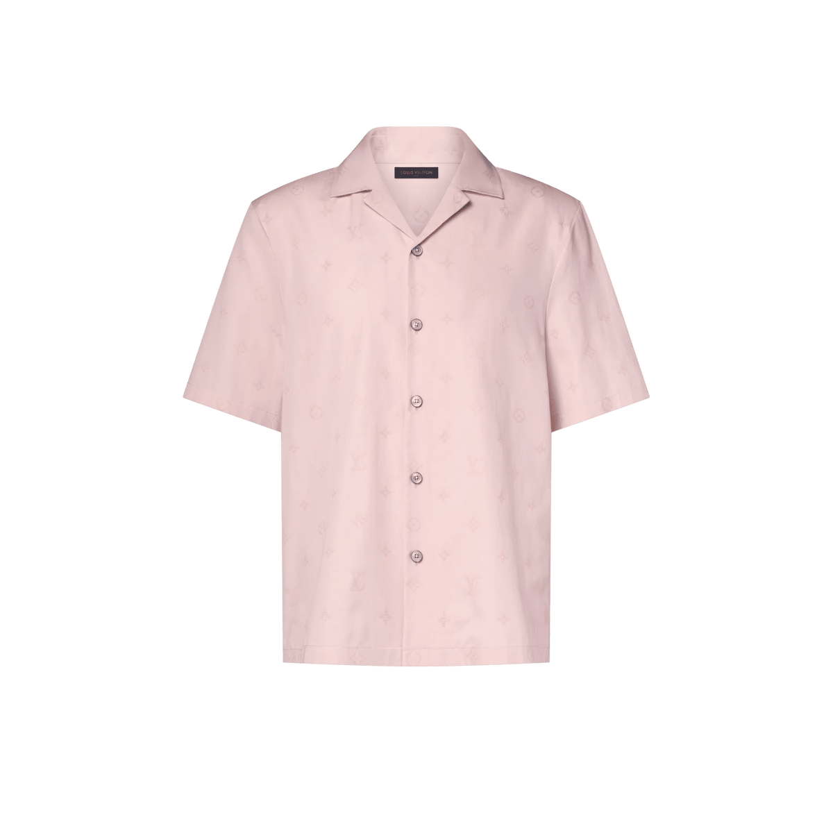 Men's Embroidered Open Collar Short-Sleeved Shirt