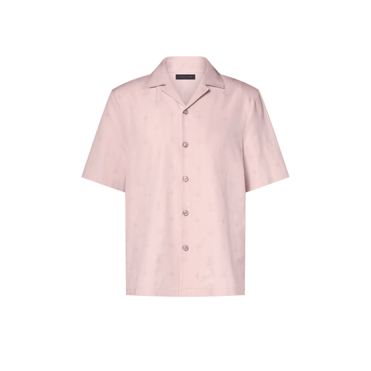 Men's Embroidered Open Collar Short-Sleeved Shirt