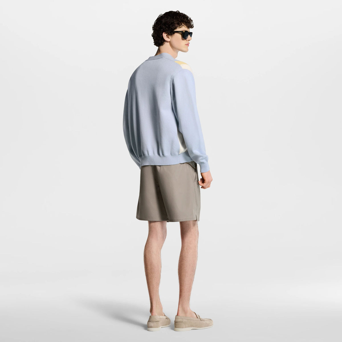 Men's Embroidered Jacquard Cardigan