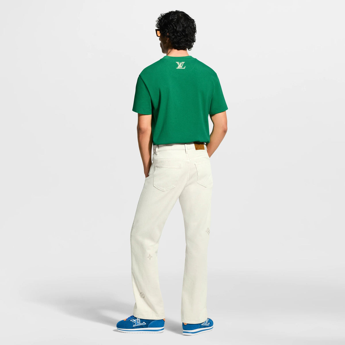 Men's Embroidered Signature Short-Sleeved T-Shirt