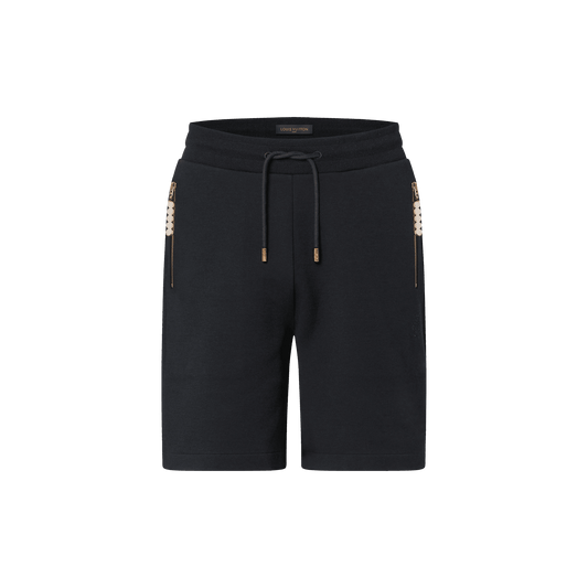 Men's Embroidered Jersey Shorts