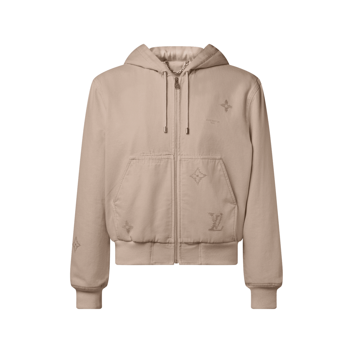 Men's Embroidered Signature Hooded Blouson