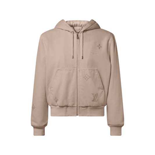 Men's Embroidered Signature Hooded Blouson