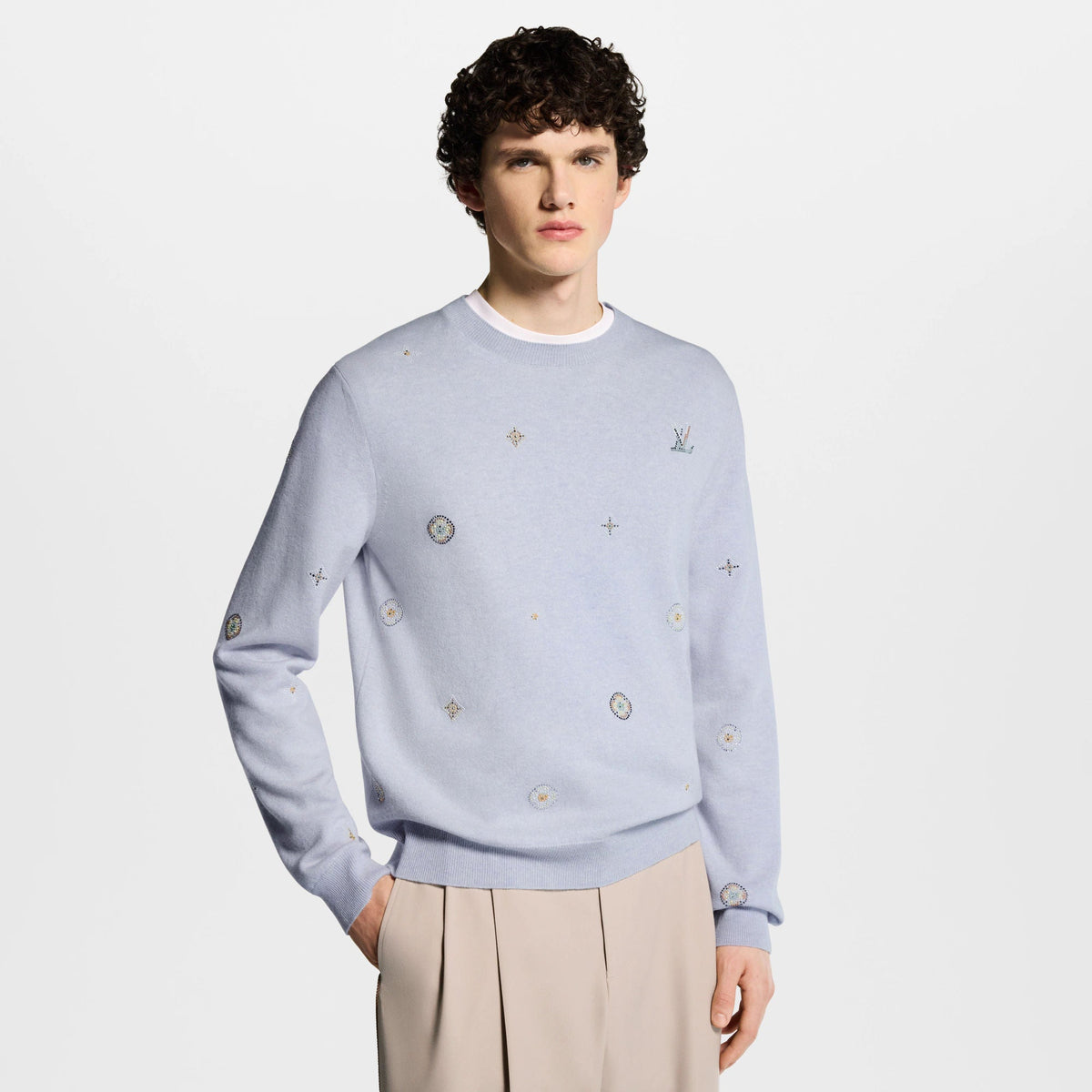 Men's Embellished Pullover
