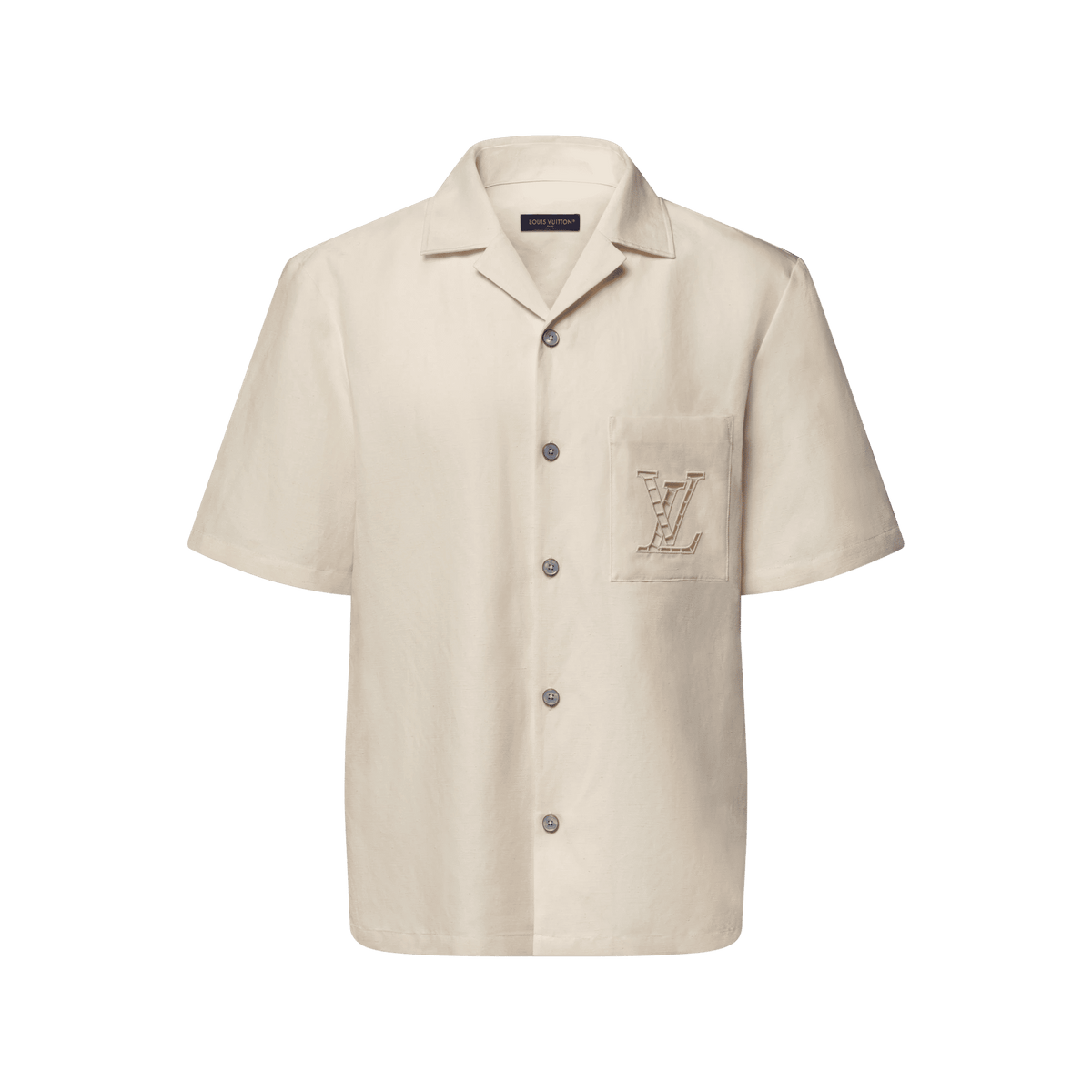Men's Embroidered Short-Sleeved Shirt