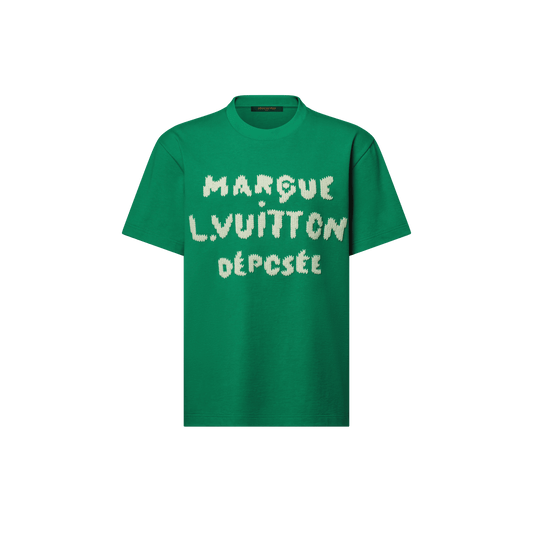 Men's Embroidered Signature Short-Sleeved T-Shirt